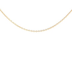 14k Yellow Gold Round Cable Necklace 5.7 gram 2mm 18" inch