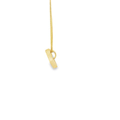 14k Yellow Gold .50ct F VS2 Round Invisible Diamond Set Total Weight 9x9 mm 3.5 gram 16 Diamond Pendant
