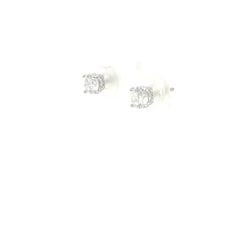 14k White Gold 1.25ct G H VS2 Round Diamond Stud Earrings