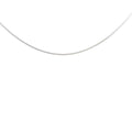 18k White Gold 5.2 Gram Snake Necklace 16"inch