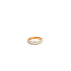 18k rose gold 1.10ct F VS2 Round Diamond Ring