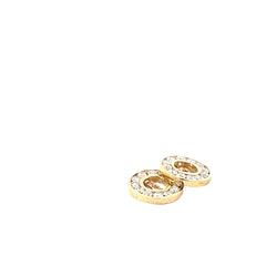 14k Yellow Gold 1.00ct G VS2 Round Jackets For Stud Earrings
