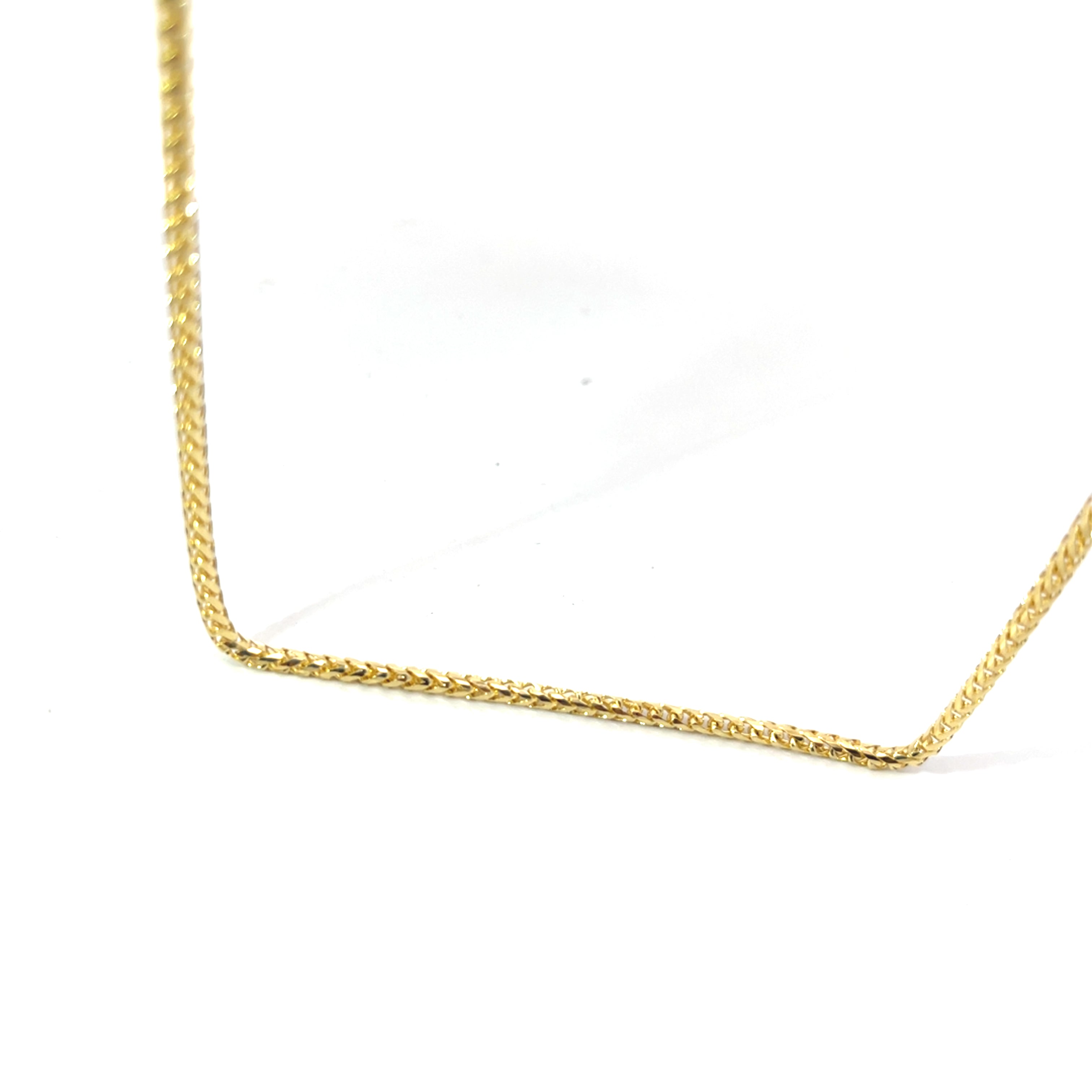 14k Yellow Gold 14.0 Gram Wheat Necklace 24"inch 2mm