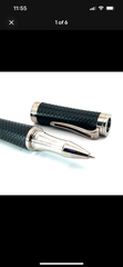 Pre-Loved Chopard Ball Pen Classic Racing Collection Black Rubber Matt Pen