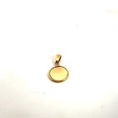 18k Yellow Gold 5.5 gram Star Pendant with Red, White, Blue and Yellow Enamel