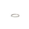 14k white gold .80ct G VS2 round diamond Eternity ring