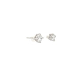 14K WHITE GOLD 1.50CT F VS2 ROUND DIAMOND STUD EARRINGS CERTIFIED BY GIA# 2239154949