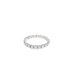 Platinum .75ct E VS2 Round Diamond Eternity Band