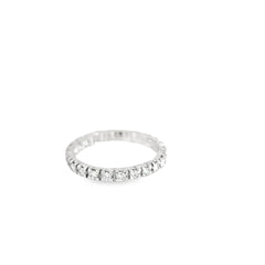 Platinum .75ct E VS2 Round Diamond Eternity Band