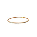 18k Rose Gold 1.98ct H VS2 Round Diamond Bangle Bracelet