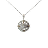 Ladies 14k Two Toned Diamond necklace