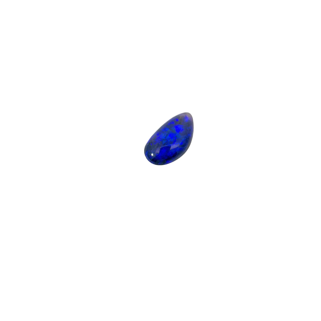 5.60CT BLACK OPAL FREEFORM DOUBLE CABOCHON GIA