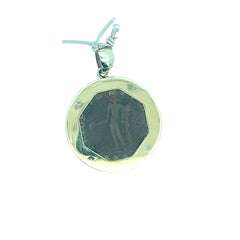 14k Two-Toned Coin Necklace
