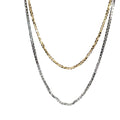 14k Yellow and White Gold Box Chain 9.5gram 20"inch
