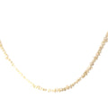 14k Yellow Gold Seed Pearl Necklace 24" inch