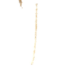 14k Yellow Gold Seed Pearl Necklace 24" inch