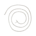 14k White Gold 7.50ct G VS2 Round Diamond Tennis Necklace
