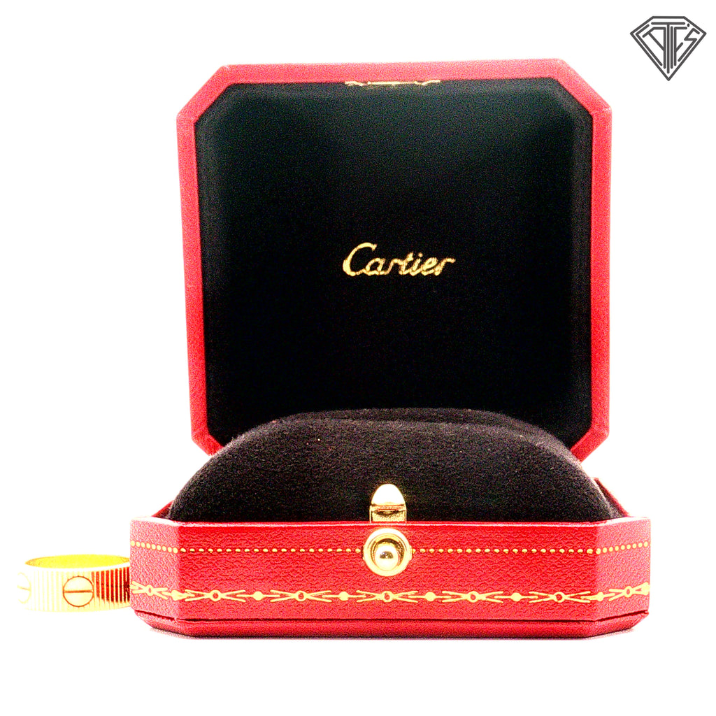 Pre-Loved Cartier "Love Unlimited " Ring 18k Yellow Gold 6.5mm Size 7 with Box/ Certificate