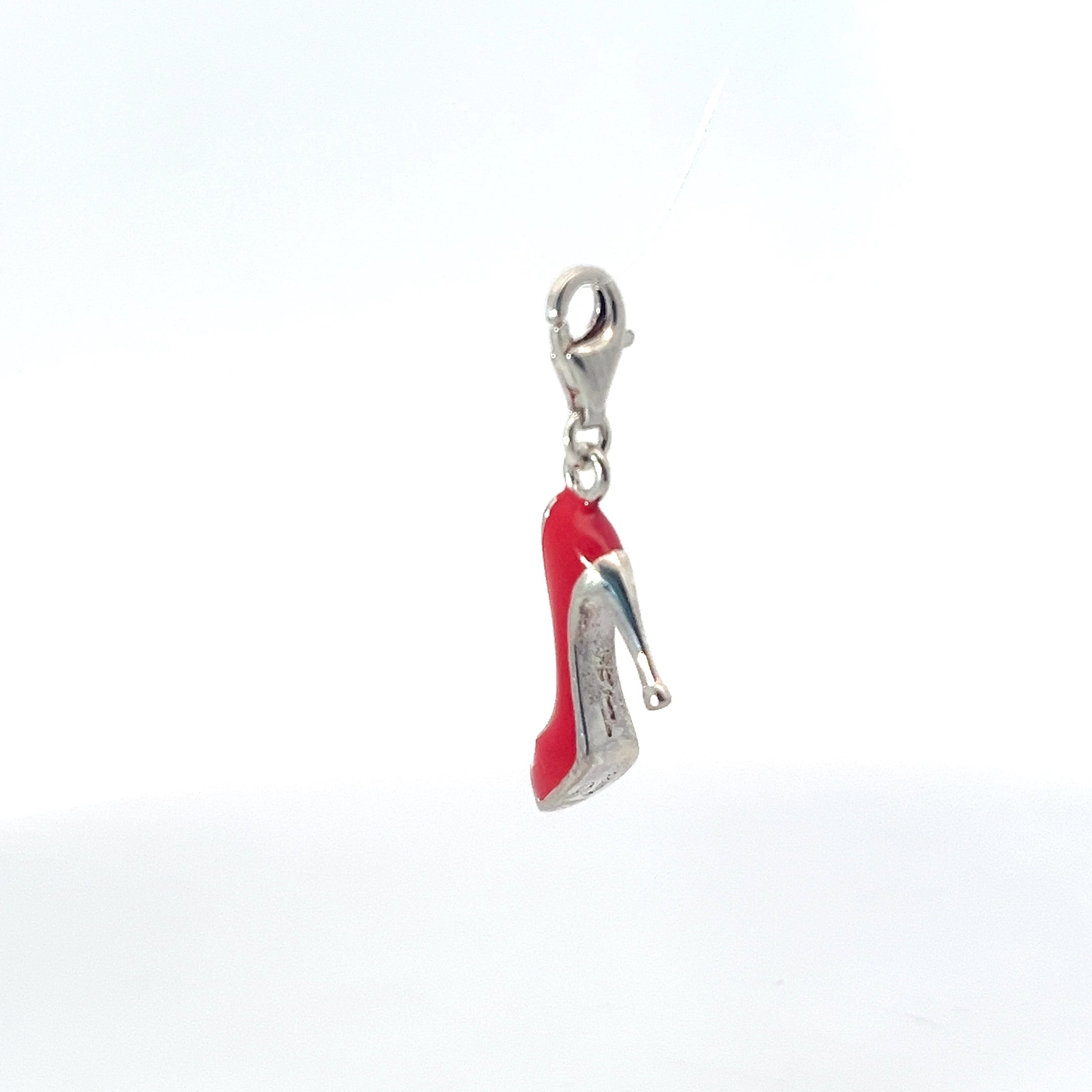 Pre-Owned Thomas Sabo 925 Red Enamel Stiletto Charm