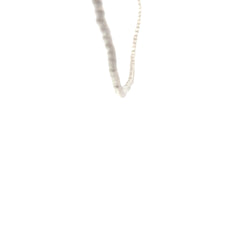 14k White Gold Diamond Cut Beaded Chain 3mm 12.6 gram 18"inch