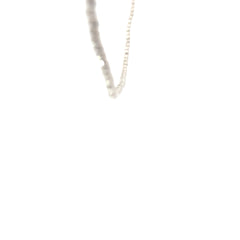14k White Gold Diamond Cut Beaded Chain 3mm 12.6 gram 18"inch