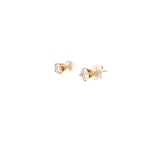 14K white gold or yellow gold .80CT ROUND G HSI2 STUDS