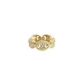 14k Yellow Gold 2.00ct G VS2 Round Diamond Gucci Link Ring