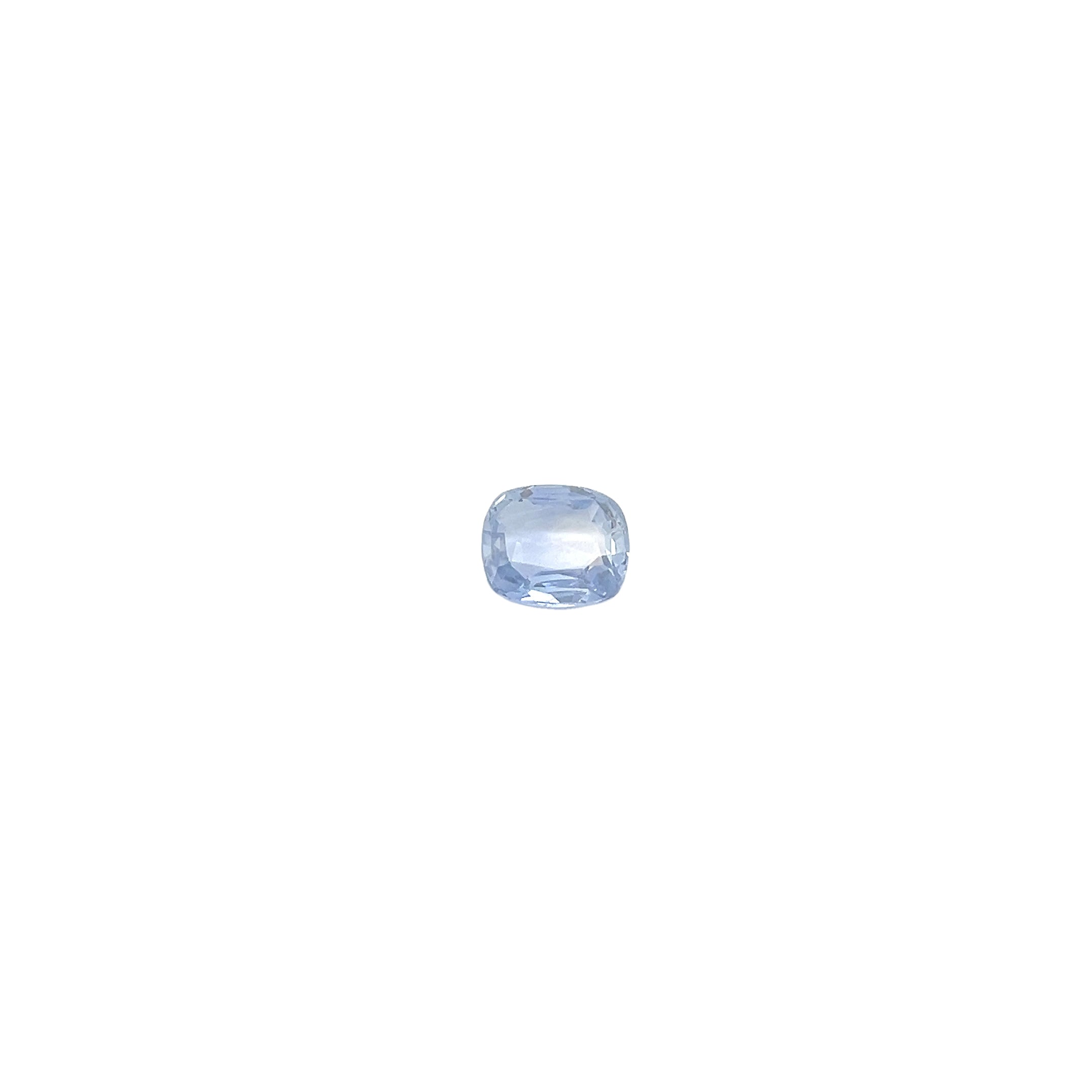 18k White Gold 3.87 CT CEYLON CUSHION BLUE SAPPHIRE/ 1.38CT F VS2 ROUND DIAMOND PAVE TWISTED RING CERTIFIED BY GIA#5231097999
