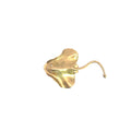 14K Yellow Gold  .05ct G SI1 Round Diamond on the Stingray Eyes Pendant 8 Gram