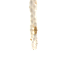 14k Yellow Gold (3) Strand Fresh Water Baroque Pearl Beaded Necklace and Bracelet Set