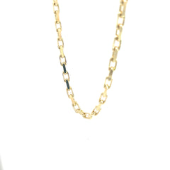 14k Yellow Gold 53.4 Gram Link Necklace 22" inch