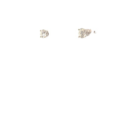 14k White Gold 1.68ct G SI1 Round Diamond 4 Prong Stud Earrings