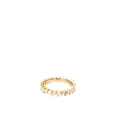 18k Yellow Gold 3.00ct G VS2 Marquises Diamond Eternity Ring