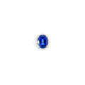 18k White Gold 10.50ct Tanzanite and 1.00ct G VS2 Round and Baguette Diamond Ring