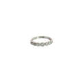 Platinum .39CT G VS2 Bezel Set Round Diamond Ring