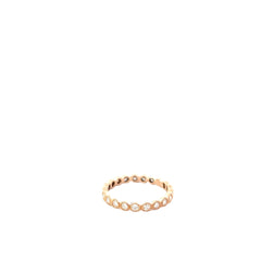 14k Rose Gold 1.00ct F VS1 Round Diamond Eternity Ring