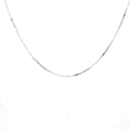 18k White Gold Fancy Cut Chain 4.1 Gram 16" inch