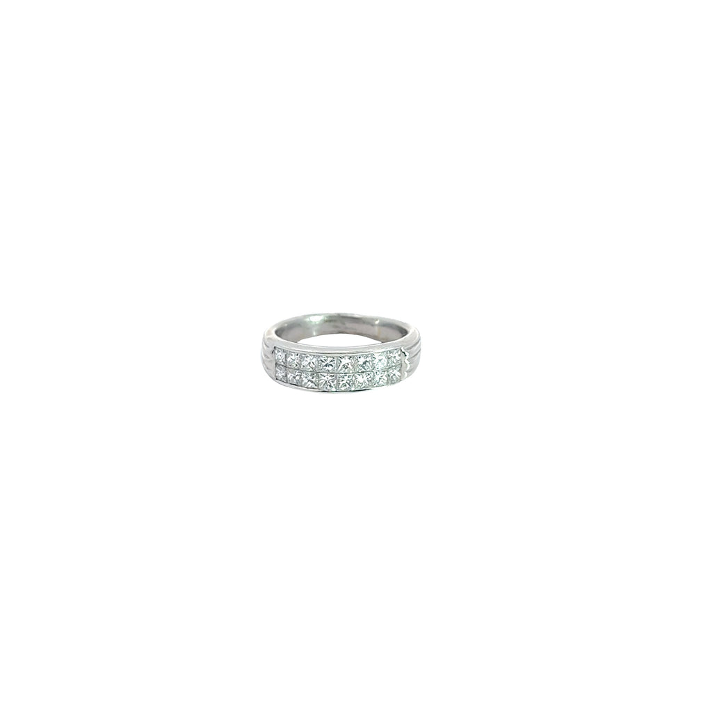 18k White Gold 1.13ct G VS2 Princess Cut Diamond Ring