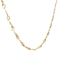 14K YELLOW GOLD 17.59 GRAM 20"INCH NUDE WOMAN CHAIN