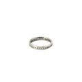 Platinum .65ct F VS2 Round Channel Set Diamond Eternity Band