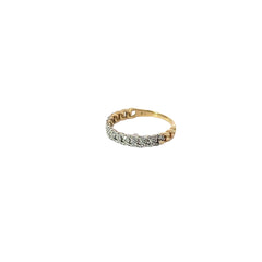 10k Yellow Gold .35ct H SI1 Round Diamond Band