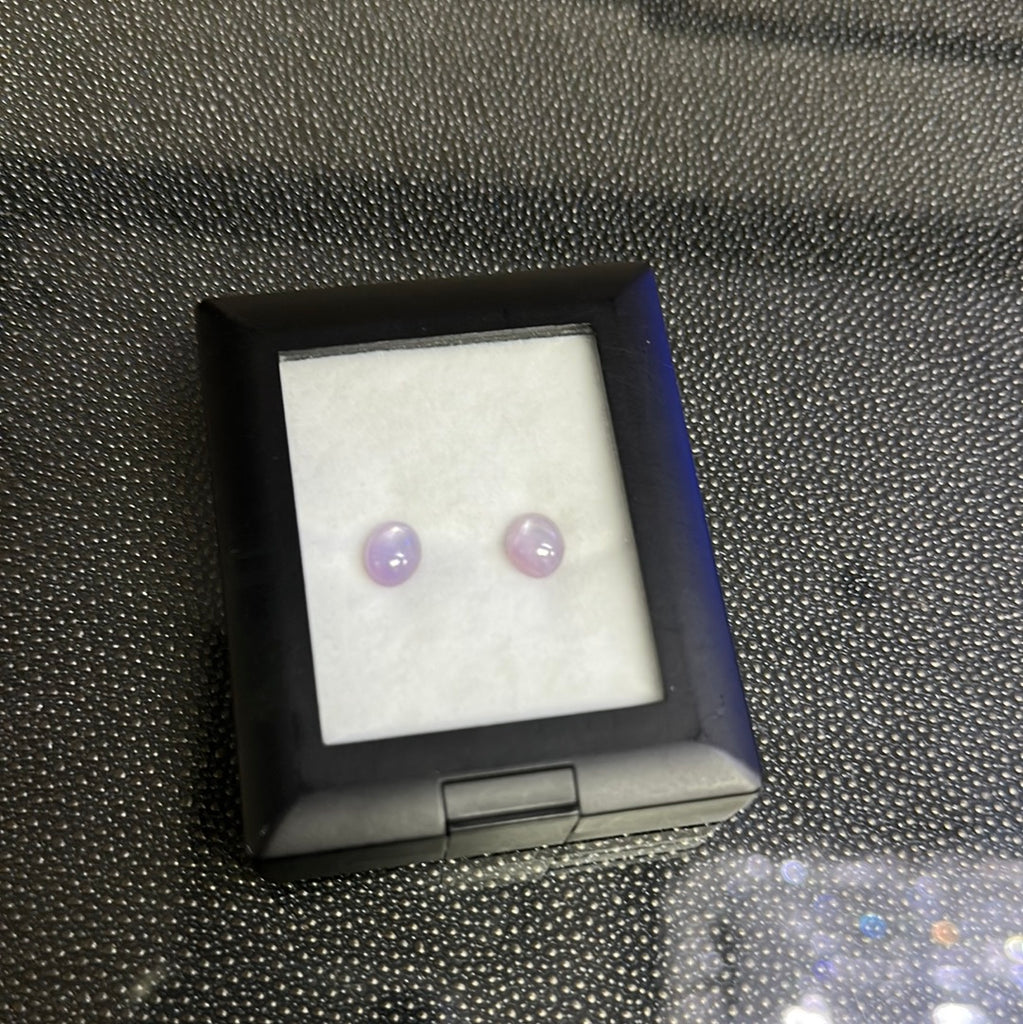 GIA Certified Matching Star Sapphires Pink-Purple