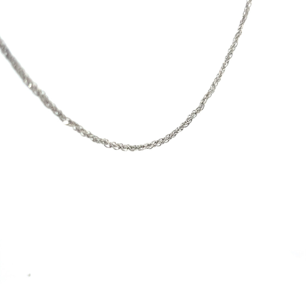 Platinum Wheat Box Necklace 11.1 Gram 20"inch