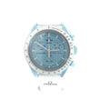 Swatch Moonwatch "Mission To Uranus" SwatchxOmega