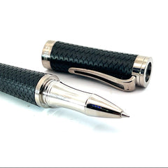 Pre-Loved Chopard Ball Pen Classic Racing Collection Black Rubber Matt Pen