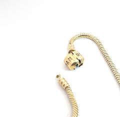 Pre-Owned 14k Yellow Gold Pandora Snake Chain Bracelet
