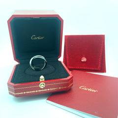 Pre Loved Authentic Cartier Trinity Classic 18k & Ceramic Ring