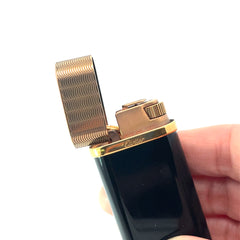 Pre-Owed Rare Cartier Oval Guilloche  Decor Lighter