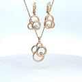 Chopard Happy Diamonds Happy Dreams 18k Rose Gold Necklace And Earring Set