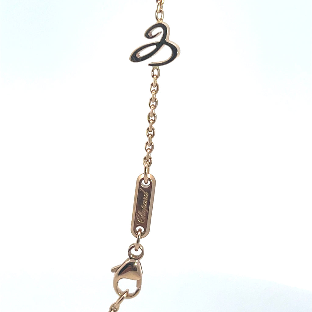 Chopard Happy Diamonds Happy Dreams 18k Rose Gold Necklace And Earring Set